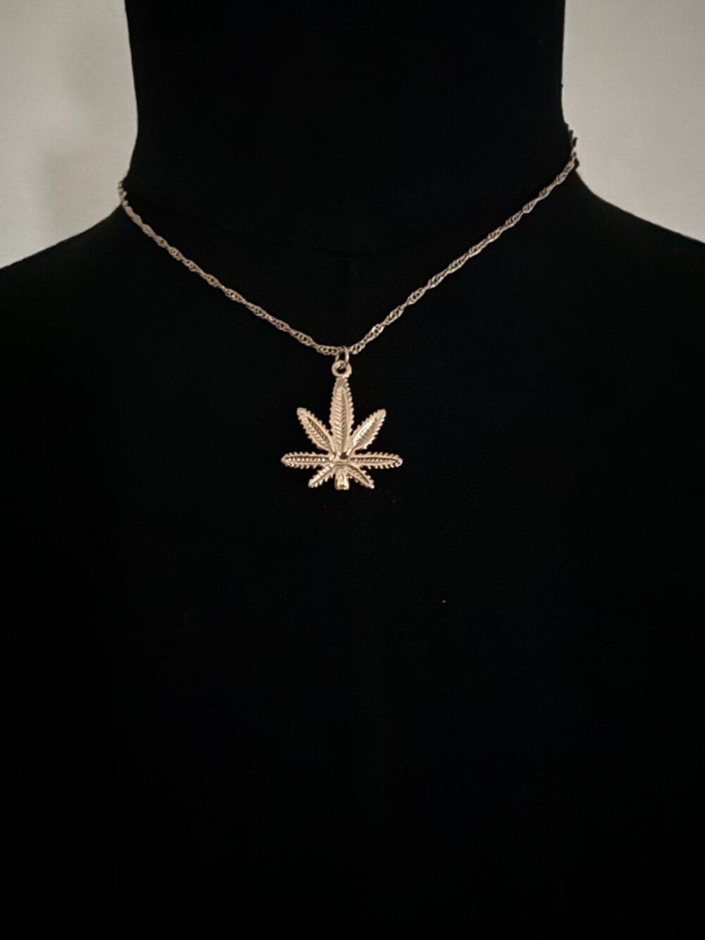 Frasier Sterling Mary Jane Pendant Necklace Gold Plated 15"